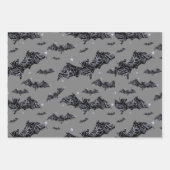 Hippie Floral Skull Geschenkpapier Set (Vorderseite 3)