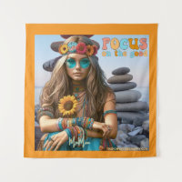 HIPPIE FOKUSSIERT AUF DAS GUTE POSTER