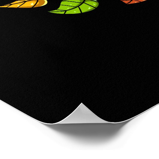 Hippie Forest Squirrel Poster (Ecke)