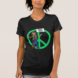 Hippie-FriedensLiebe und -einheit T-Shirt