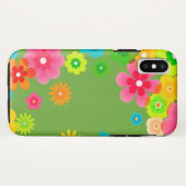 Hippie-FriedensRetro buntes Boho Chic Case-Mate iPhone Hülle (Rückseite (Horizontal))