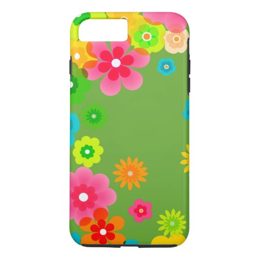 Hippie-FriedensRetro buntes Boho Chic Case-Mate iPhone Hülle (Rückseite)