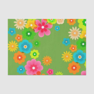Hippie-FriedensRetro buntes Boho Chic Seidenpapier