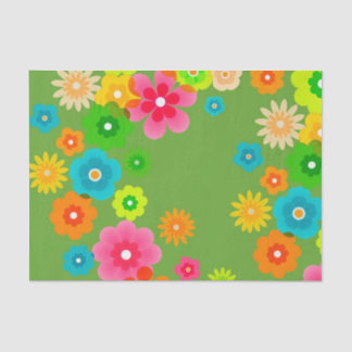 Hippie-FriedensRetro buntes Boho Chic Seidenpapier