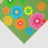 Hippie-FriedensRetro buntes Boho Chic Seidenpapier (Ausschnitt)