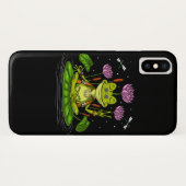 Hippie Frog Meditation Case-Mate iPhone Hülle (Rückseite (Horizontal))