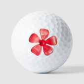 Hippie Fun Blume oder Ihre Logo Feminoral MOD Golfball (Vorderseite)