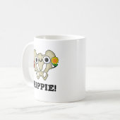 Hippie Funny Angesagt Bone Pub Kaffeetasse (Vorderseite Links)