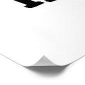 Hippie Funny Angesagt Bone Pub Poster (Ecke)