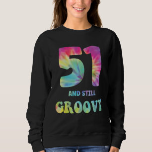 Hippie Gefärbte Krawatte 51 und noch immer Groovy Sweatshirt