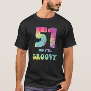 Hippie Gefärbte Krawatte 51 und noch immer Groovy T-Shirt