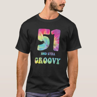 Hippie Gefärbte Krawatte 51 und noch immer Groovy T-Shirt