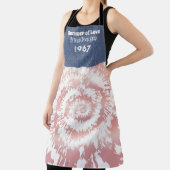 Hippie-Gefärbte Krawatte-Allround-Print-Schürze zu Schürze (InSitu)