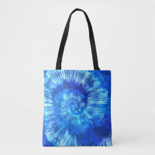 Hippie Gefärbte Krawatte Muster Watercolor Blau Mo Tasche