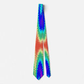 Hippie Gefärbte Krawatte Necktie (Vorderseite)