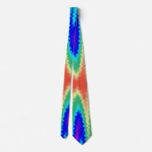 Hippie Gefärbte Krawatte Necktie (Rückseite)