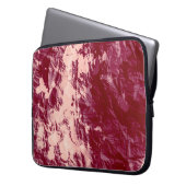 Hippie-Gefärbte Krawatte. Retro Form Kinder. Trend Laptopschutzhülle (Vorderseite Links)