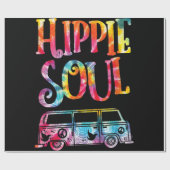 Hippie Gefärbte Krawatte Van Hippie Soul Geschenkpapier (Flach)