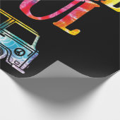 Hippie Gefärbte Krawatte Van Hippie Soul Geschenkpapier (Ecke)