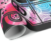 Hippie Gefärbte Krawatte Van Hippie Soul Geschenkpapier (Rolleneckpunkt)