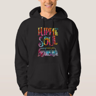 Hippie Gefärbte Krawatte Van Hippie Soul Hoodie