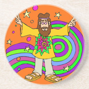 "Hippie-Geschenke" "Vatertag" Getränkeuntersetzer