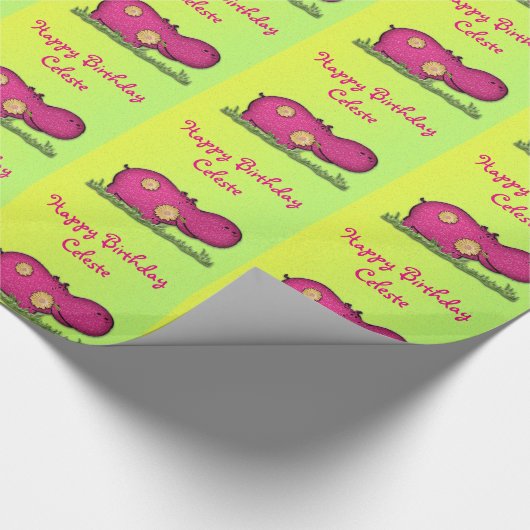 Hippie Geschenkpapier (Ecke)