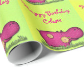 Hippie Geschenkpapier (Rolleneckpunkt)