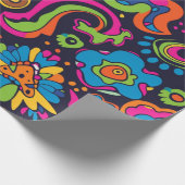 Hippie-Geschenkpapier Geschenkpapier (Ecke)