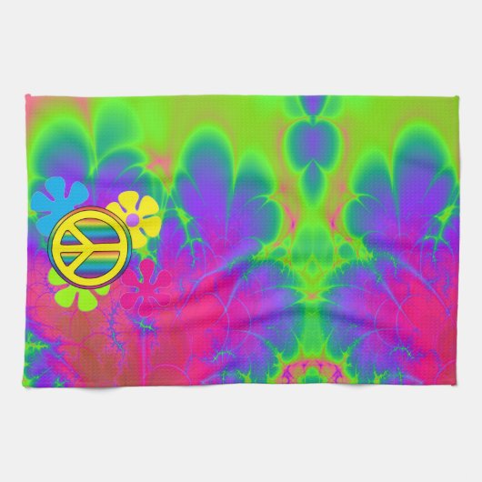 Hippie Geschirrtuch (Horizontal)