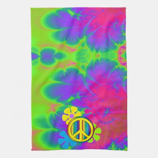 Hippie Geschirrtuch (Vertikal)