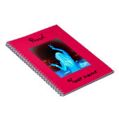 Hippie-Girl-Friedenszeichen Notizblock (Rechte Seite)