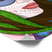 Hippie Girl Lifestyle Poster (Ecke)