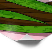 Hippie Girl Lifestyle Poster (Ecke)