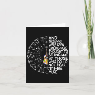 Hippie Gitarre und diejenigen, die gesehen wurden, Karte