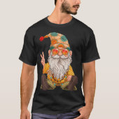 Hippie Gnome Peace Sign Gnomes Lovers T-Shirt (Vorderseite)