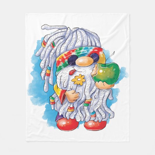 Hippie Gnome: Sharing ist Gekümmert Fleecedecke (Vorderseite)