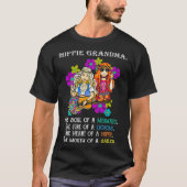 Hippie Grandma Mimi Nana Free Spirited Gypsie Hipp T-Shirt (Vorderseite)