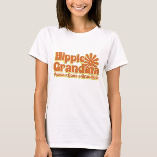 Hippie Grandma T-Shirt (Vorderseite)