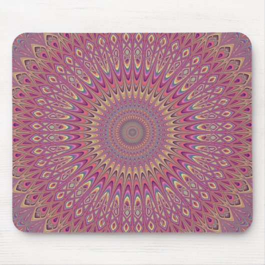 Hippie grid mandala mousepad (Vorne)