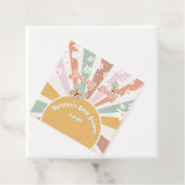 Hippie Groovy Daisies Baby Retro 70er Sunshine Geschenkanhänger (Beispiel)