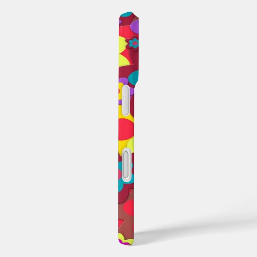 HIPPIE GROOVY FLOWERS IPHONE OTTER BOX CASE (Rückseite / Rechts)