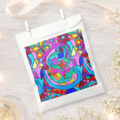 Hippie Groovy Frieden und Liebe Geschenktütchen (Ausgeschnitten)