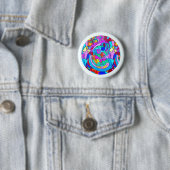 Hippie Groovy Liebe Button (Beispiel)