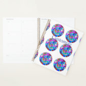 Hippie Groovy Liebe Circles Planer (Anzeige)