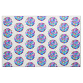 Hippie Groovy Liebe Circles Stoff (Fat Quarter (45,7 x 55,9 cm))