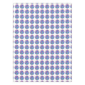 Hippie Groovy Liebe Circles Tischdecke (Vorderseite)