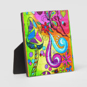 Hippie Groovy Liebe Fotoplatte (Vorderseite)