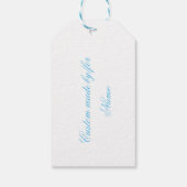 Hippie Groovy Liebe Geschenkanhänger (Rückseite)