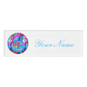 Hippie Groovy Liebe Namenschild